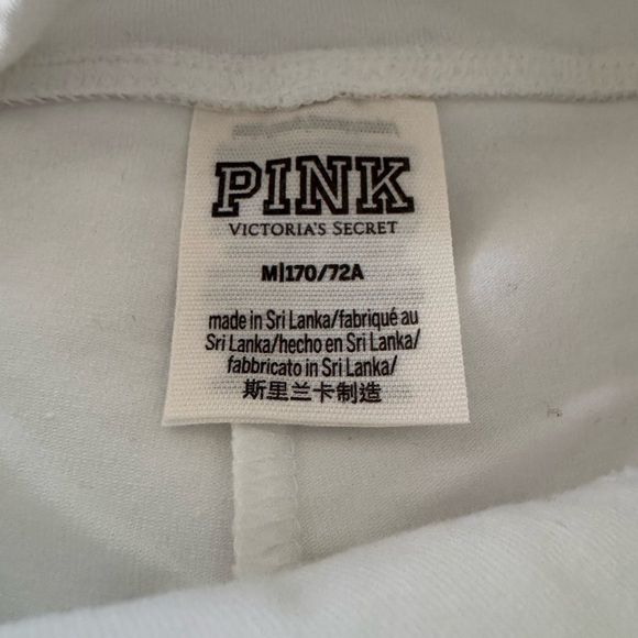 PINK-Medium-White V-Waist Athletic Skort - Picture 3 of 4